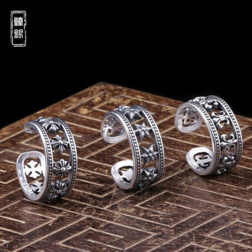 Chrome Hearts Ring 925 Silver CH 04 5