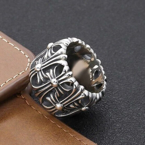 Chrome Hearts Ring Cross 925 Silver 2
