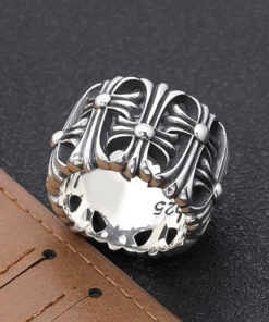 Chrome Hearts Ring Cross 925 Silver