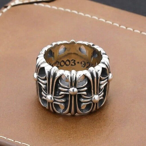 Chrome Hearts Ring Cross 925 Silver 3