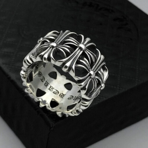 Chrome Hearts Ring Cross 925 Silver 5