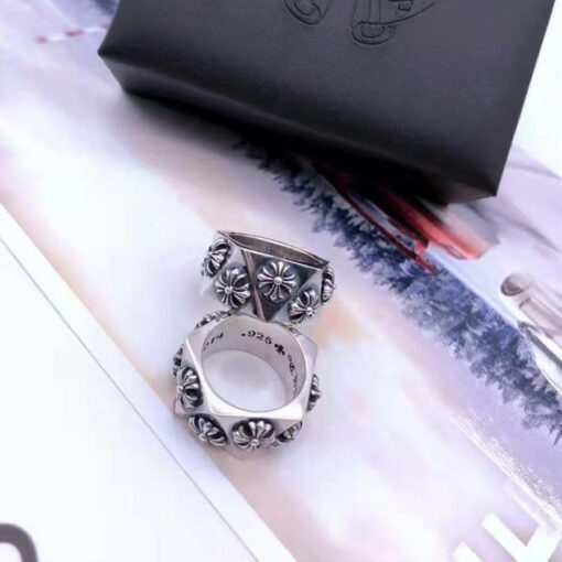 Chrome Hearts Ring Cubes 925 Silver 3