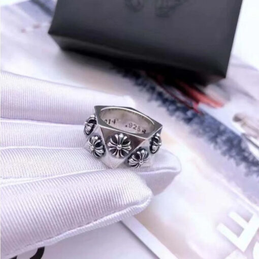 Chrome Hearts Ring Cubes 925 Silver 4