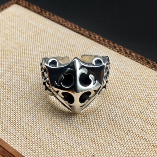 Chrome Hearts Ring Shield Face 925 Silver