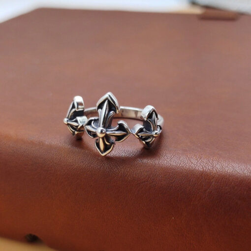 Chrome Hearts Ring Cross 925 Silver CH 20 1