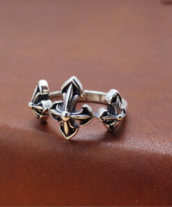Chrome Hearts Ring Cross 925 Silver CH 20 2