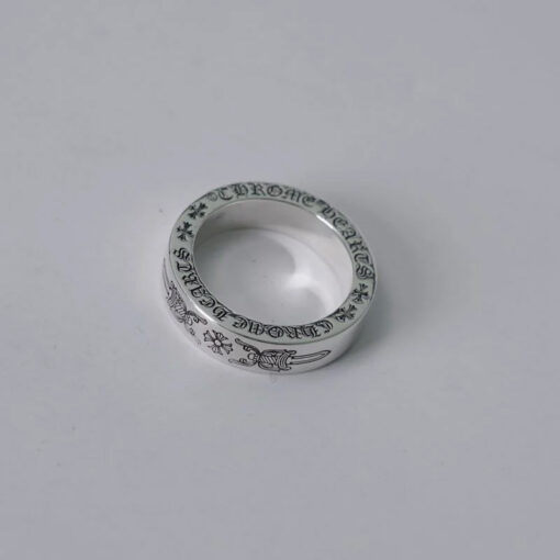Chrome Hearts Ring Dagger 925 Silver CH 08 3