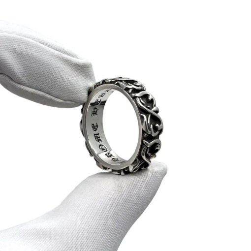 Chrome Hearts Ring Pattern 925 Silver CH 23 3
