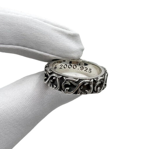 Chrome Hearts Ring Pattern 925 Silver CH 23 5